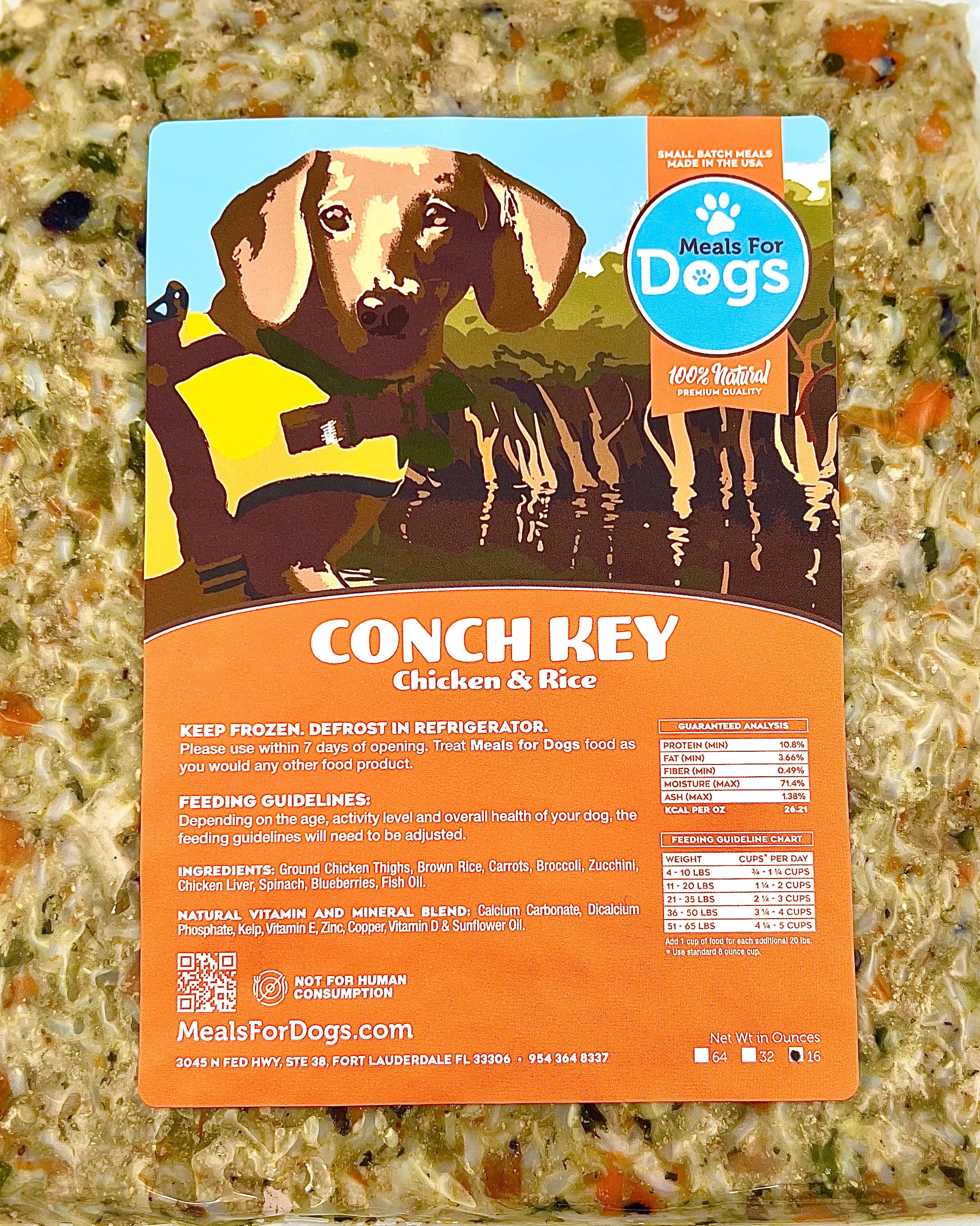 Conch Key Chicken & Brown Rice Meal | Meals for Dogs