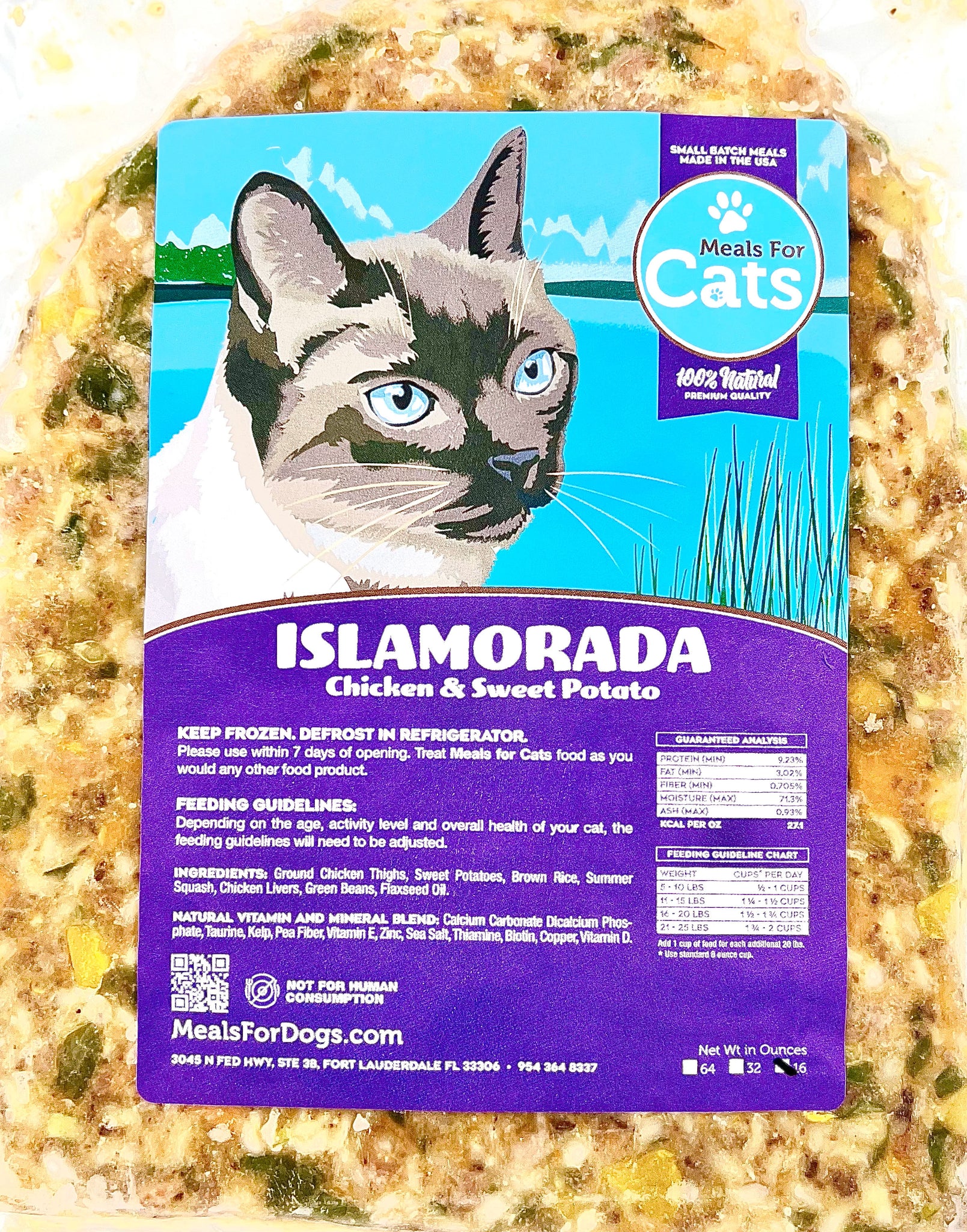 Islamorada Chicken & Brown Rice Cat Meal